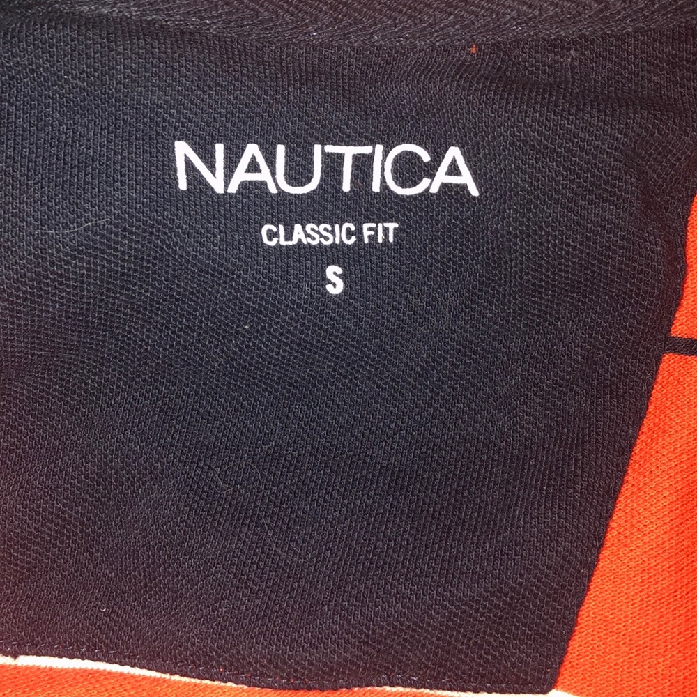 Orange Striped Polo (Classic Fit) - Picture 4 of 4